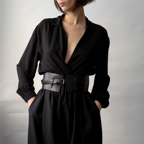 women leather waist belts gothic vintage waistband leather corset for woman body bondage belt harness suspenders female, Black;white
women leather waist belts gothic vintage waistband leather corset for woman body bondage belt harness suspenders female, Black;white
