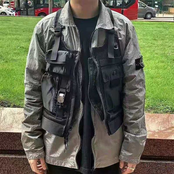 metal island nylon waterproof jacket spring and summer thin casual classic men's jackets, Black;brown
metal island nylon waterproof jacket spring and summer thin casual classic men's jackets, Black;brown