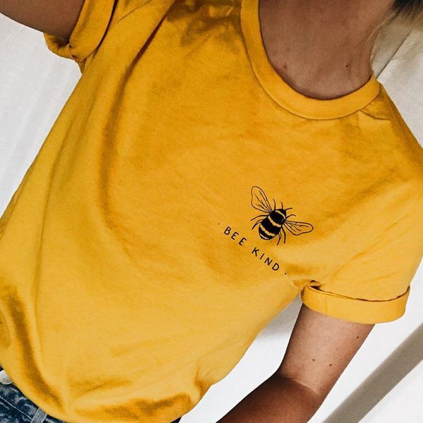 bee kind pocket print women tshirt graphic t-shirt aesthetic pure cotton shirt girl ulzzang tees summer drop ship, White
bee kind pocket print women tshirt graphic t-shirt aesthetic pure cotton shirt girl ulzzang tees summer drop ship, White