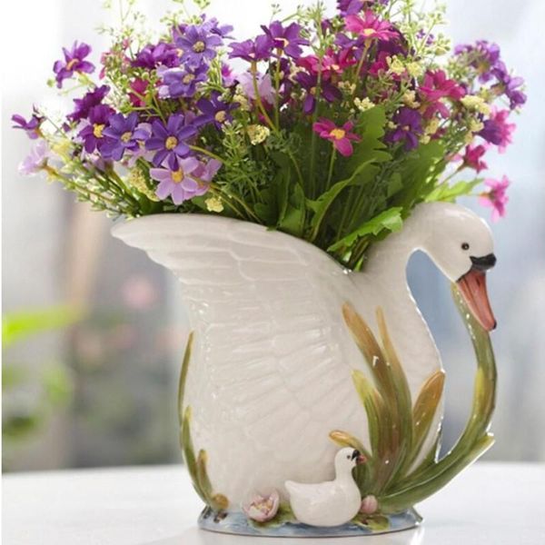 vases ceramic creative white swan flowers vase pot home decor crafts room wedding decorations handicraft porcelain figurines x5727
vases ceramic creative white swan flowers vase pot home decor crafts room wedding decorations handicraft porcelain figurines x5727