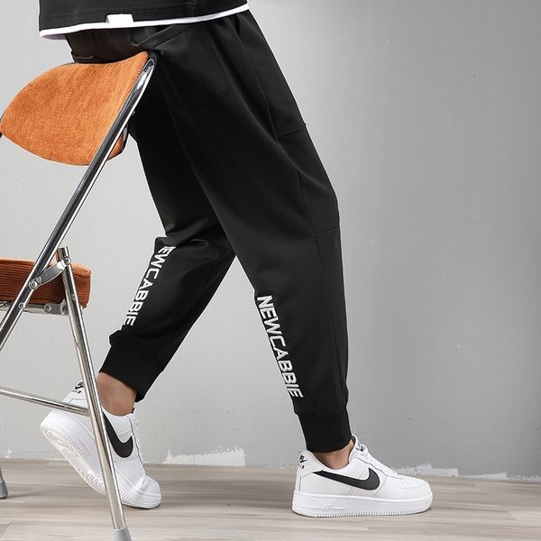 spring and autumn new sports casual trend loose nine point small foot elastic men's pants, Black
spring and autumn new sports casual trend loose nine point small foot elastic men's pants, Black