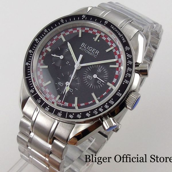 bliger new automatic men clock business steel bracelet date weekday display mineral glass, Slivery;brown
bliger new automatic men clock business steel bracelet date weekday display mineral glass, Slivery;brown
