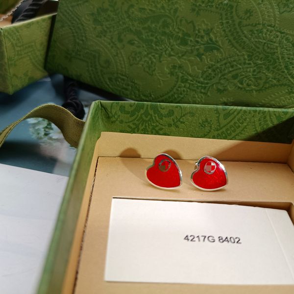 925 silver suit red enamel love earrings fashion simple tanabata gift signature deals, Golden;silver
925 silver suit red enamel love earrings fashion simple tanabata gift signature deals, Golden;silver