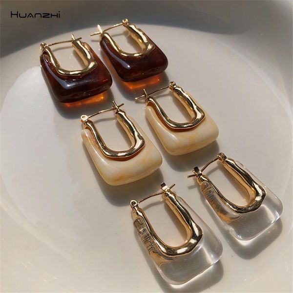 hoop & huggie huanzhi 2021 colorful transparent resin geometric earrings gold metal for woman girls party travel jewelry, Golden;silver
hoop & huggie huanzhi 2021 colorful transparent resin geometric earrings gold metal for woman girls party travel jewelry, Golden;silver
