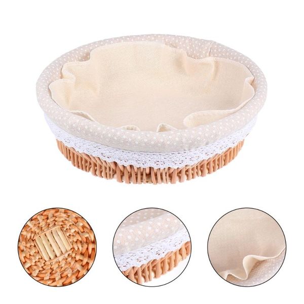 storage baskets 1pc wicker basket woven picnic baked container 
storage baskets 1pc wicker basket woven picnic baked container