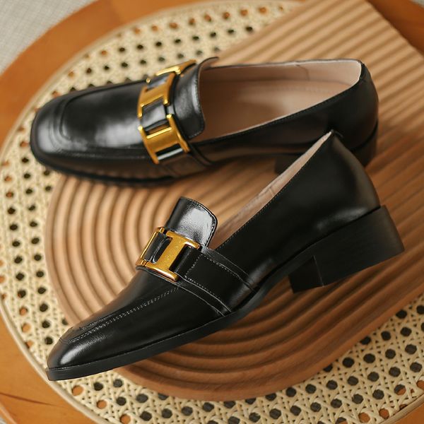 womens genuine leather metal buckle slip-on flats loafers leisure soft comfortable moccasins casual dailu shoesdress shoes, Black
womens genuine leather metal buckle slip-on flats loafers leisure soft comfortable moccasins casual dailu shoesdress shoes, Black