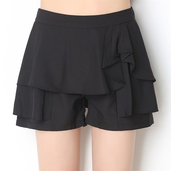 chiffon shorts summer women's loose female high waist bohemian ruffles casual shorts skirts candy color wide leg trousers s-4xl 210625, White;black
chiffon shorts summer women's loose female high waist bohemian ruffles casual shorts skirts candy color wide leg trousers s-4xl 210625, White;black