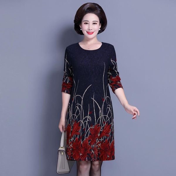 casual dresses fashion spring 2021 female middle-aged women's and autumn long-length dress ladies large size slim, Black;gray
casual dresses fashion spring 2021 female middle-aged women's and autumn long-length dress ladies large size slim, Black;gray