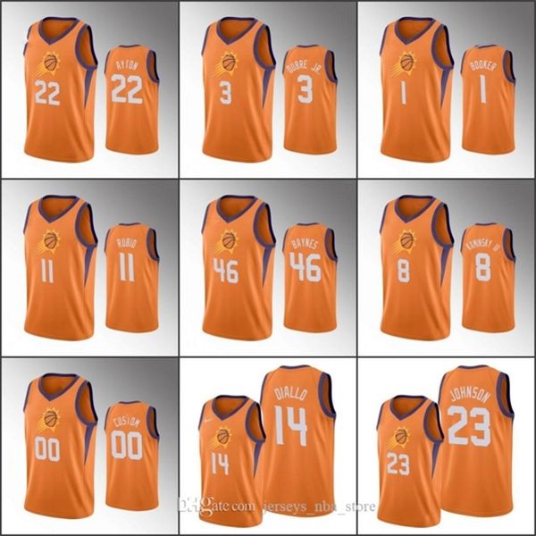 men deandre ayton devin booker kelly\rphoenix oubre jr. ricky rubio orange 2020 statement\rsuns custom jersey, Black
men deandre ayton devin booker kelly\rphoenix oubre jr. ricky rubio orange 2020 statement\rsuns custom jersey, Black
