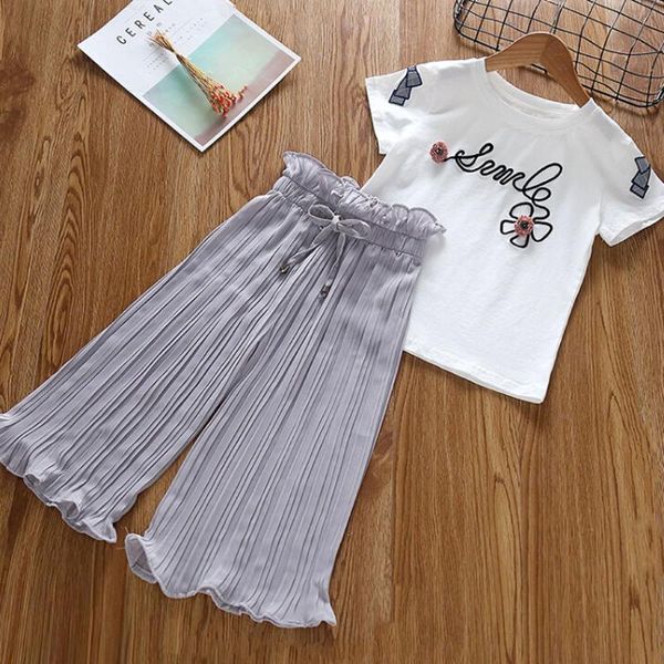 newborn baby girl summer 2021 girls clothing sets kids t-shirt +wide leg pants suits children short sleeve baby girl clothes, White
newborn baby girl summer 2021 girls clothing sets kids t-shirt +wide leg pants suits children short sleeve baby girl clothes, White