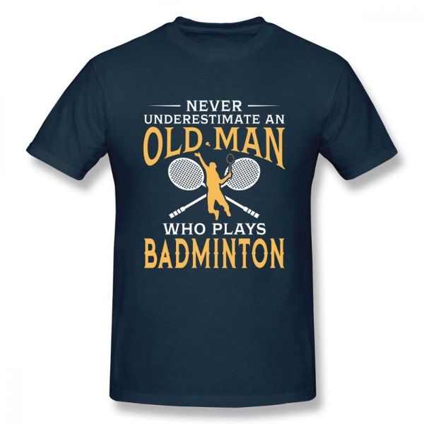 men's t-shirts never underestimate an old man who plays badminton for men short sleeve casual 2021 t shirt guys punk designer, White;black
men's t-shirts never underestimate an old man who plays badminton for men short sleeve casual 2021 t shirt guys punk designer, White;black