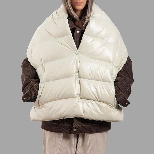 women's vests agong casual simple v neck women fashion solid single breasted coats elegant loose pockets female ladies, Black;white
women's vests agong casual simple v neck women fashion solid single breasted coats elegant loose pockets female ladies, Black;white