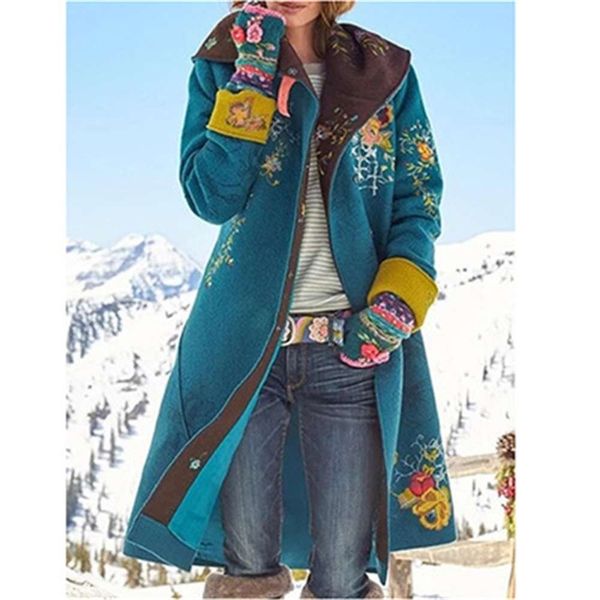 autumn and winter women's wear medium long print sleeve woolen coat style, Black;brown
autumn and winter women's wear medium long print sleeve woolen coat style, Black;brown