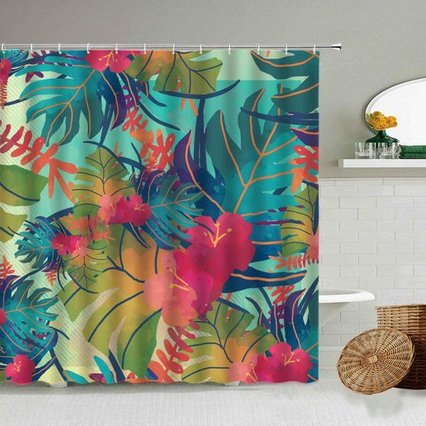 shower curtains tropical plant foliage flower curtain summer leaf european watercolor art bathroom wall decor with hook waterproof screen
shower curtains tropical plant foliage flower curtain summer leaf european watercolor art bathroom wall decor with hook waterproof screen