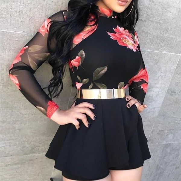 women's jumpsuits & rompers women boho floral print backless romper sashes o-neck mesh pleated summer long sleeve party playsuit, Black;white
women's jumpsuits & rompers women boho floral print backless romper sashes o-neck mesh pleated summer long sleeve party playsuit, Black;white
