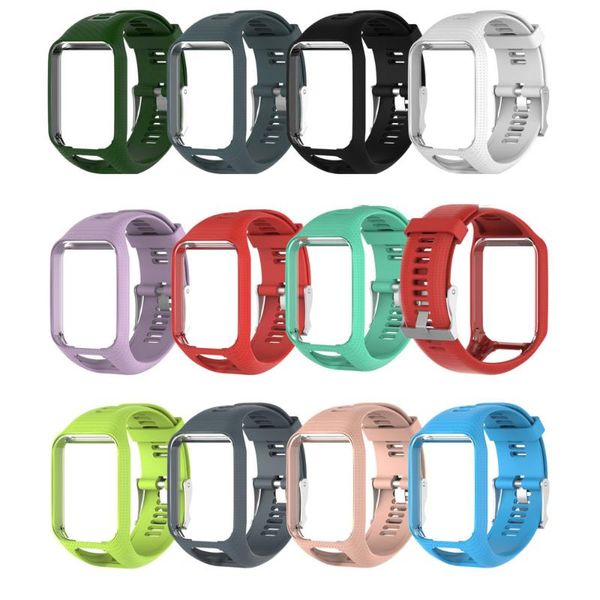 watch bands solid color replacement soft silicone loop strap for tomtom spark 3 cardio music fashion bracelet band, Black;brown
watch bands solid color replacement soft silicone loop strap for tomtom spark 3 cardio music fashion bracelet band, Black;brown