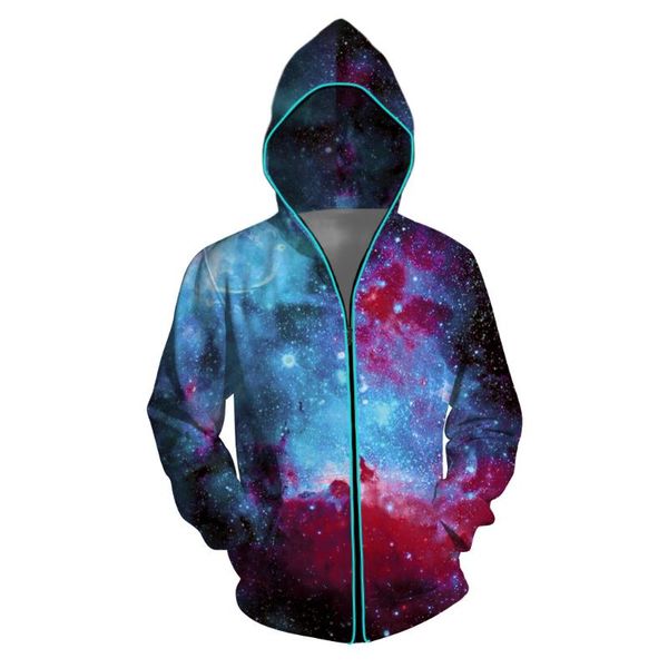 women's hoodies & sweatshirts women star digital printing optoelectronic zipper fall/winter individual streetwear coat donsignet, Black
women's hoodies & sweatshirts women star digital printing optoelectronic zipper fall/winter individual streetwear coat donsignet, Black