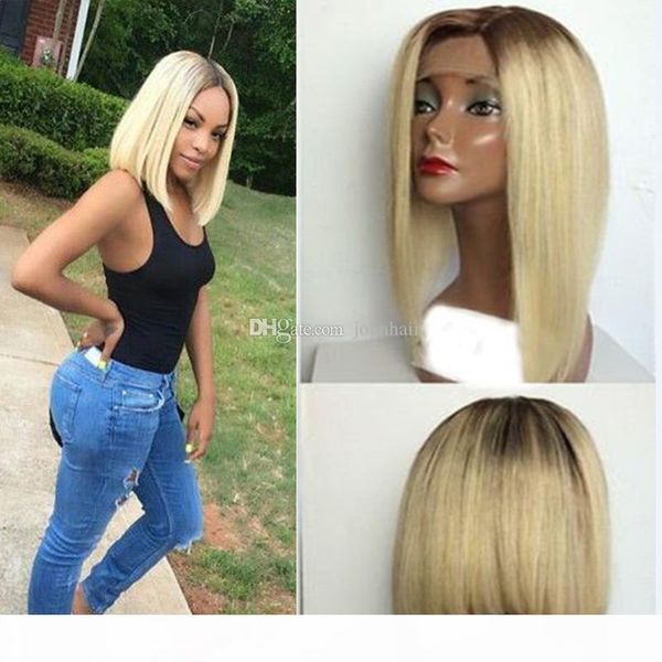 #4 613 blonde lace front bob wigs with baby hair brazilian virgin pre plucked full lace human hair short wigs for black women, Black;brown
#4 613 blonde lace front bob wigs with baby hair brazilian virgin pre plucked full lace human hair short wigs for black women, Black;brown