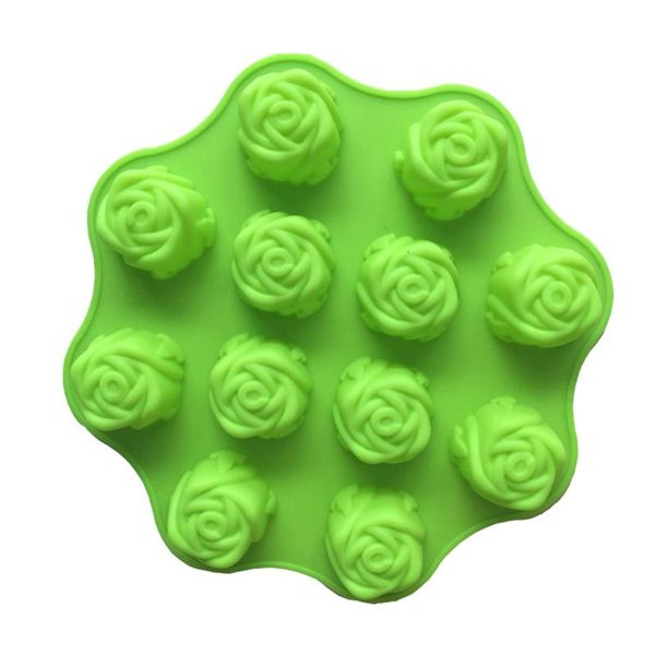 cake tools 12 cavities rose shape silicone mold for cakes, baking, mini cake, cupcake, ice chocolate colorful
cake tools 12 cavities rose shape silicone mold for cakes, baking, mini cake, cupcake, ice chocolate colorful