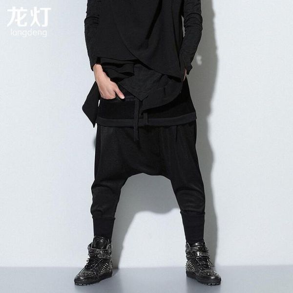pants large size men 's feet leisure harlan trousers black multi-pocket stage performance clothing / m-xl
pants large size men 's feet leisure harlan trousers black multi-pocket stage performance clothing / m-xl