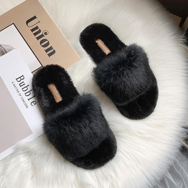 slippers women shoes fur home slides ladies furry indoor flip flops fluffy, Black
slippers women shoes fur home slides ladies furry indoor flip flops fluffy, Black