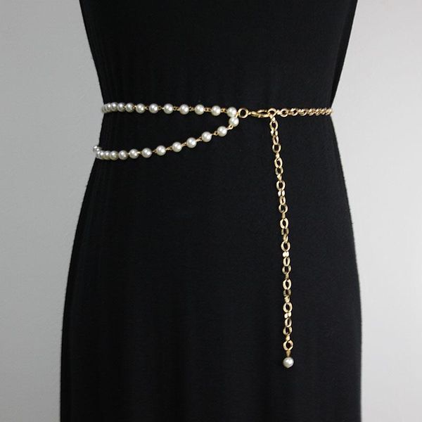 belts multi layer metal waist chain dress belt women's artificial pearl sterling silver round white simulated, Black;brown
belts multi layer metal waist chain dress belt women's artificial pearl sterling silver round white simulated, Black;brown
