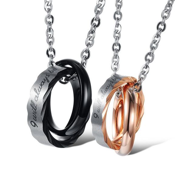 pendant necklaces zorcvens fashion black and rose gold color stainless steel double round necklace for men women jewelry gifts, Silver
pendant necklaces zorcvens fashion black and rose gold color stainless steel double round necklace for men women jewelry gifts, Silver