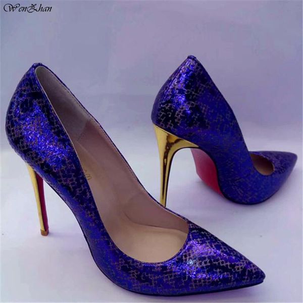 dress shoes elegant women slip on pumps 12cm shining blue classic high heels pointed toe stiletto party in 3colors soft wenzhan 86-2, Black
dress shoes elegant women slip on pumps 12cm shining blue classic high heels pointed toe stiletto party in 3colors soft wenzhan 86-2, Black