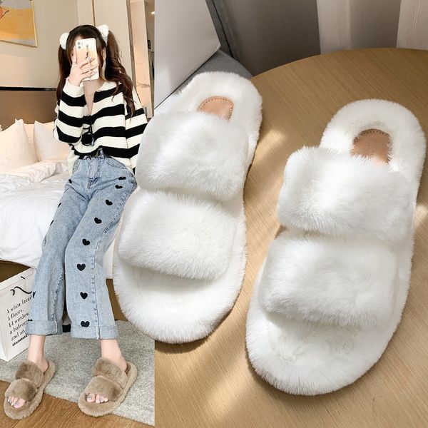 slippers low house shoes platform leather luxury slipers soft female plush flat designer casual rubbb skin hzdg, Black
slippers low house shoes platform leather luxury slipers soft female plush flat designer casual rubbb skin hzdg, Black