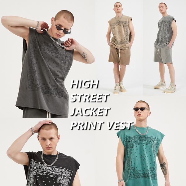 summer new worn cashew flower loose waistcoat gaojiechao brand shorts men's suit (1603), Gray
summer new worn cashew flower loose waistcoat gaojiechao brand shorts men's suit (1603), Gray