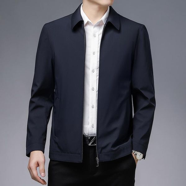 men's jackets nice mens turn down collar overcoat business casual zipper loose coats men jacket solid color clothing, Black;brown
men's jackets nice mens turn down collar overcoat business casual zipper loose coats men jacket solid color clothing, Black;brown