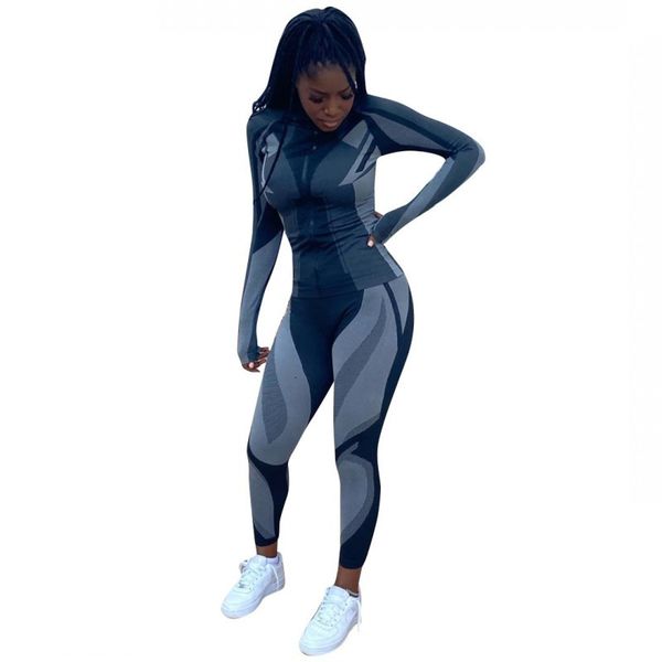 casual fashion sports outfits set two pieces with zipper turtlenecks and thin pants suit new fall bodycon 2 piece of clothing jvs0, Gray
casual fashion sports outfits set two pieces with zipper turtlenecks and thin pants suit new fall bodycon 2 piece of clothing jvs0, Gray