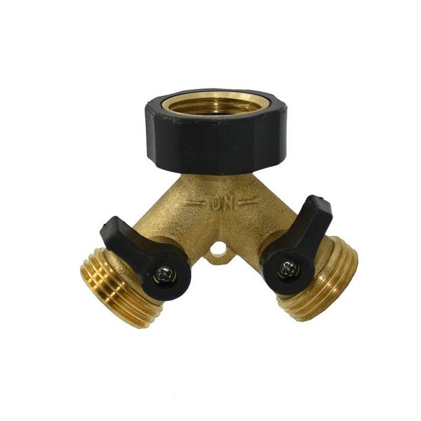 watering equipments brass female 3/4 to male 2 way tap water splitter garden y connectors irrigation valve hose pipe connector adapter 1pcs
watering equipments brass female 3/4 to male 2 way tap water splitter garden y connectors irrigation valve hose pipe connector adapter 1pcs