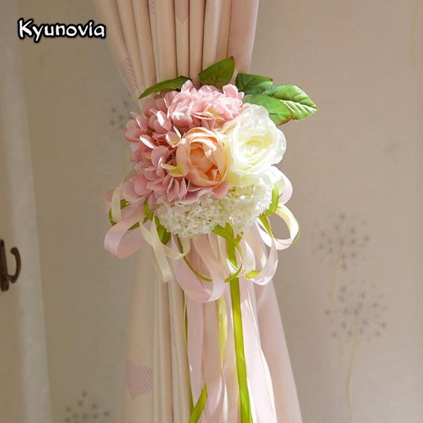 kyunovia curtain flower decoration artificial rose hydrangea wedding church flowers home l table flower decor 6 colors ky51
kyunovia curtain flower decoration artificial rose hydrangea wedding church flowers home l table flower decor 6 colors ky51
