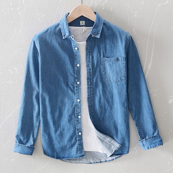 2021 new spring brand denim long-sleeved cotton for men solid comfortable shirt mens fashion casual shirts male jbfh, White;black
2021 new spring brand denim long-sleeved cotton for men solid comfortable shirt mens fashion casual shirts male jbfh, White;black