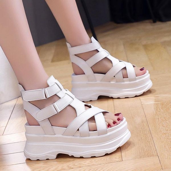 sandals 2021 summer style fashion comfortable casual sponge cake thick-soled high-cut hollow platform women's shoes, Black
sandals 2021 summer style fashion comfortable casual sponge cake thick-soled high-cut hollow platform women's shoes, Black