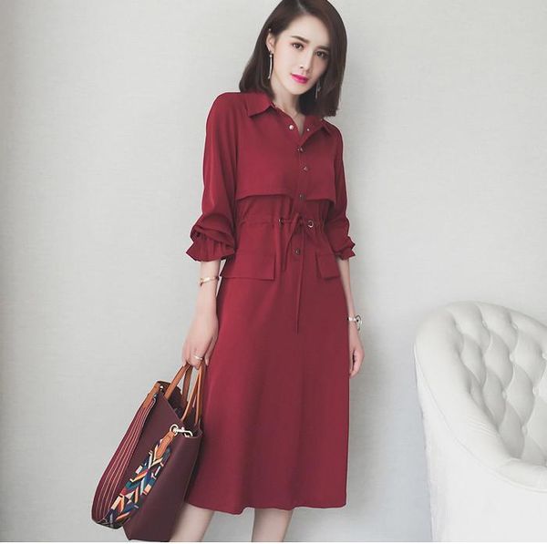 casual dresses beach women dress 2021 long sleeve turn-down collar ol work wear lady office solid elegant tunic crochet r2, Black;gray
casual dresses beach women dress 2021 long sleeve turn-down collar ol work wear lady office solid elegant tunic crochet r2, Black;gray