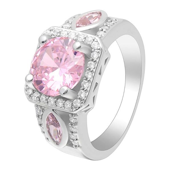 wedding rings women mysterious square pink cz zircon silver color ring size 6-10 fashion jewelry luxury gift distribution, Slivery;golden
wedding rings women mysterious square pink cz zircon silver color ring size 6-10 fashion jewelry luxury gift distribution, Slivery;golden