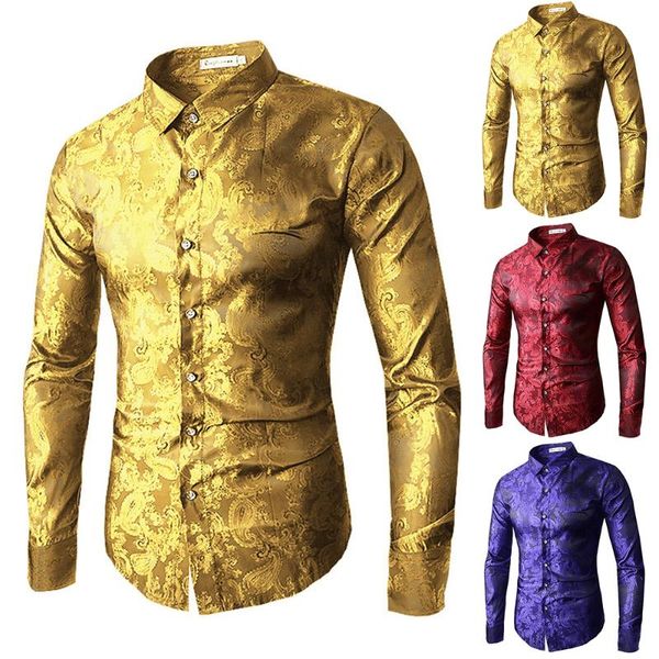men's casual shirts dragon print gold shirt stand up collar cardigan slim fit blouse single breasted trip blouses vintage outwear men, White;black
men's casual shirts dragon print gold shirt stand up collar cardigan slim fit blouse single breasted trip blouses vintage outwear men, White;black