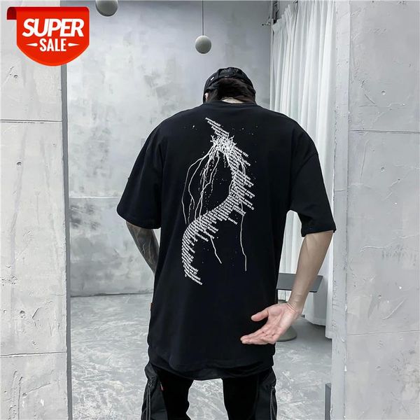SEVEYFAN 2021 Men's Short Sleeve T-shirt Summer Men's T-shirt Personality Printing Loose Short Sleeve #Xd34, White;black
SEVEYFAN 2021 Men's Short Sleeve T-shirt Summer Men's T-shirt Personality Printing Loose Short Sleeve #Xd34, White;black