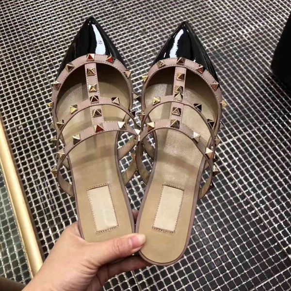 flat bottomed rivets, pointed slippers, fashionable and comfortable slippers. black. red. beige. size 34-41
flat bottomed rivets, pointed slippers, fashionable and comfortable slippers. black. red. beige. size 34-41