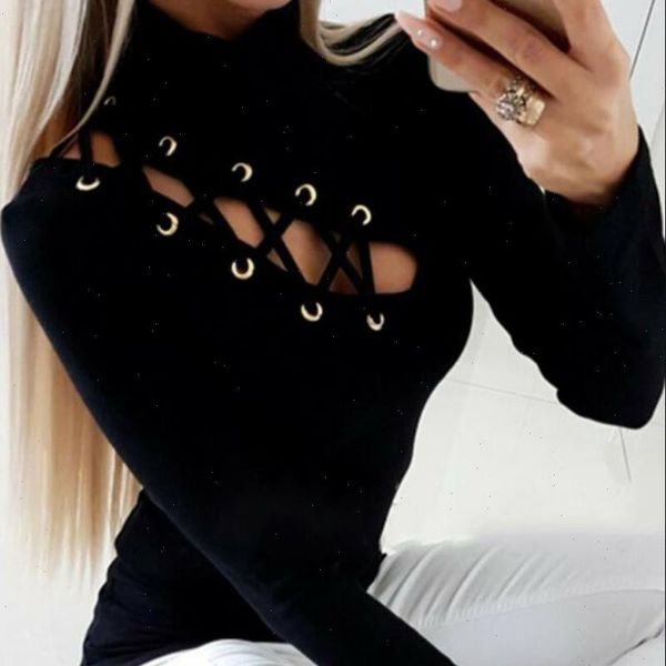 women t shirts hollow out slim fit long sleeve fashion evening party club wear casual round neck t-shirt, White
women t shirts hollow out slim fit long sleeve fashion evening party club wear casual round neck t-shirt, White