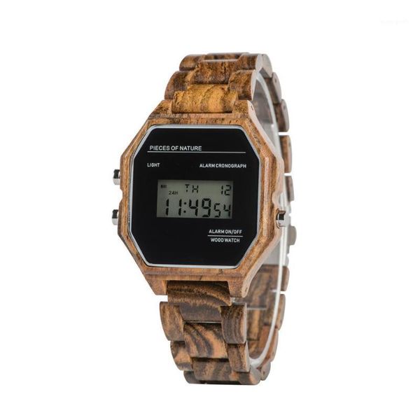 wristwatches wooden electronic digital watch men fashion display's 2021 luxury wristwatch luminous, Slivery;brown
wristwatches wooden electronic digital watch men fashion display's 2021 luxury wristwatch luminous, Slivery;brown