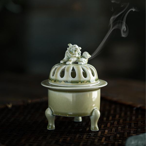 fragrance lamps porcelain 12cm lion incense burner ceramic teaset chinese teapot retro style buddha statue home decor
fragrance lamps porcelain 12cm lion incense burner ceramic teaset chinese teapot retro style buddha statue home decor