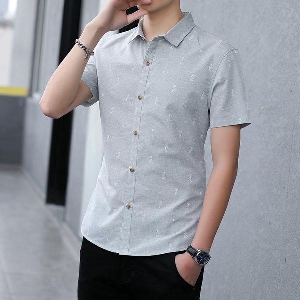 summer printed shirt men's korean version handsome versatile slim inch shirt 2021ins trend casual short sleeve, White;black
summer printed shirt men's korean version handsome versatile slim inch shirt 2021ins trend casual short sleeve, White;black