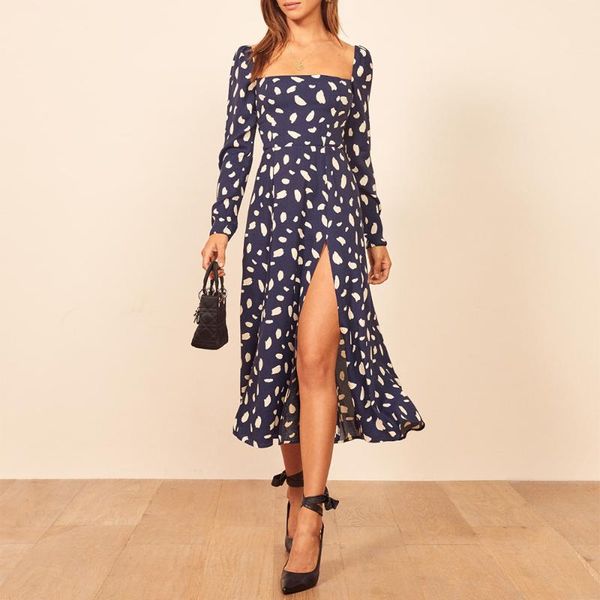 casual dresses square neck print vintage women dress 2021 kaia gerber spring autumn long sleeve chiffon midi high slit party, Black;gray
casual dresses square neck print vintage women dress 2021 kaia gerber spring autumn long sleeve chiffon midi high slit party, Black;gray