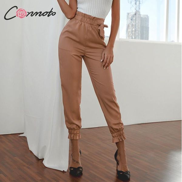 women's pants & capris conmoto women fashion casual brown harem female 2021 ruffle elastic high waist street plus size, Black;white
women's pants & capris conmoto women fashion casual brown harem female 2021 ruffle elastic high waist street plus size, Black;white