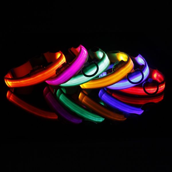 100pcs xs to xl light up led dog collars adjustable nylon flashing luminous safety night usb rechargeable pet lead dh2001
100pcs xs to xl light up led dog collars adjustable nylon flashing luminous safety night usb rechargeable pet lead dh2001
