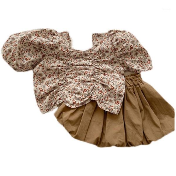 clothing sets 2pcs wlg girls summer outfits kids clothes floral short sleeve shirt and skirt set baby girl cute, White
clothing sets 2pcs wlg girls summer outfits kids clothes floral short sleeve shirt and skirt set baby girl cute, White
