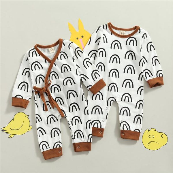 jumpsuits 0-18m baby boys casual long sleeve jumpsuit fashion rainbow print tie-up v-neck romper for born summer playsuit, Blue
jumpsuits 0-18m baby boys casual long sleeve jumpsuit fashion rainbow print tie-up v-neck romper for born summer playsuit, Blue